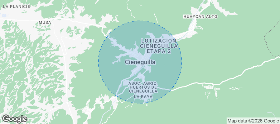 Cieneguilla Airbnb map